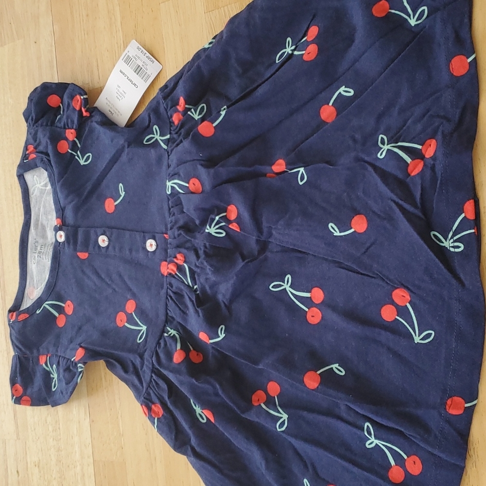 Baby girl cherry dress new